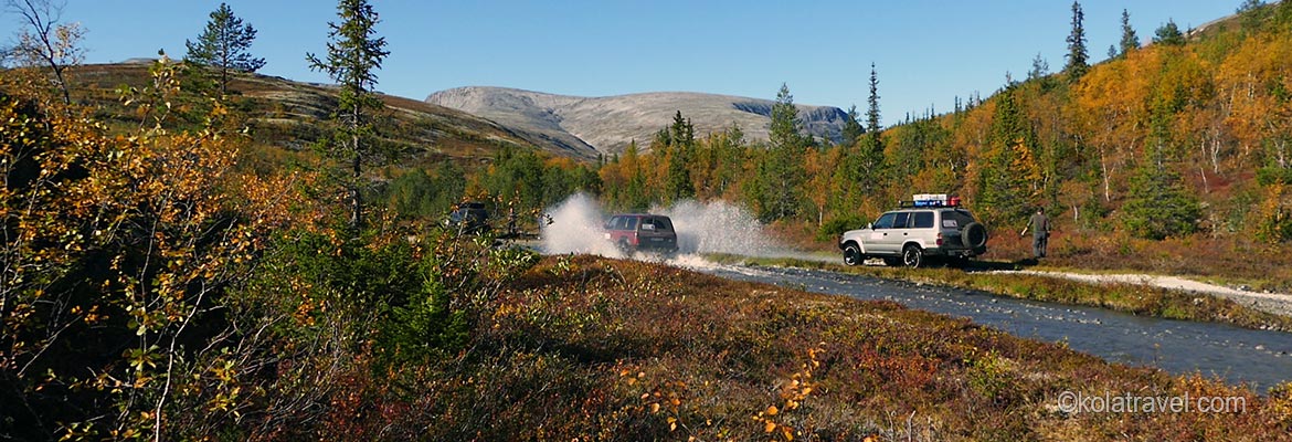kolatravel 4x4 vacances aventures hors route excursions en jeep expéditions péninsule de kola Laponie russe nord-ouest de la russie mourmansk